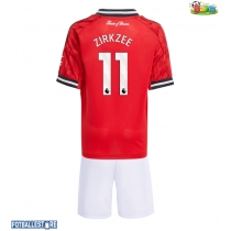 Manchester United Joshua Zirkzee #11 Hjemmedraktsett Barn 2025-26 Kortermet (+ Korte bukser)